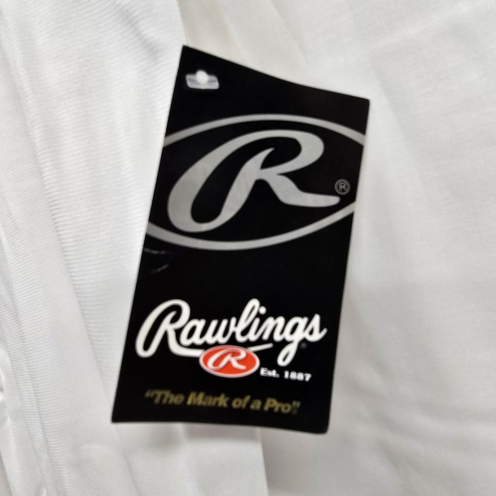 Rawlings Mens Baseball Pants White Athletic Trousers RBBP350-W-92 XXLarge NWT - Picture 2 of 6